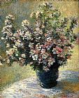 Claude Monet Vase Of Flowers